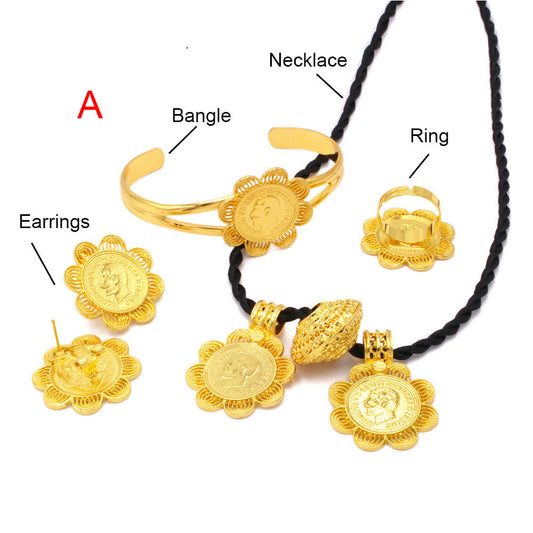 Gold Jewelry Set Indian Wedding Accessories